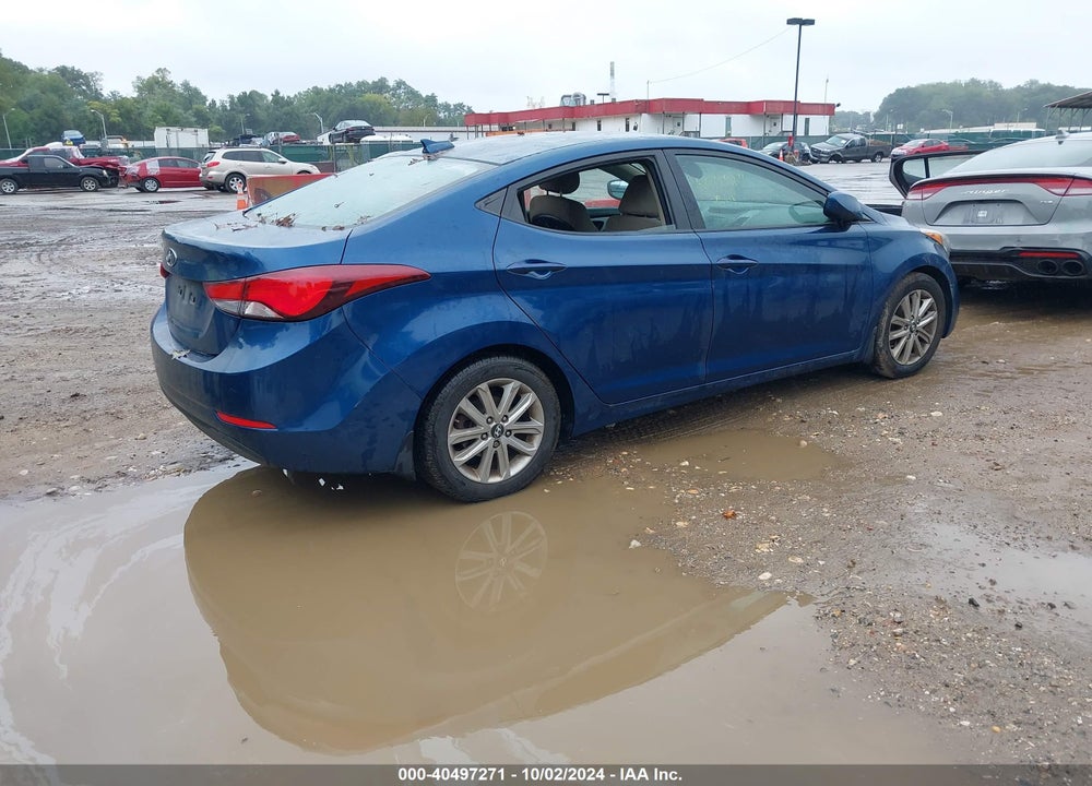 2016 HYUNDAI ELANTRA SE VIN: KMHDH4AE9GU556995