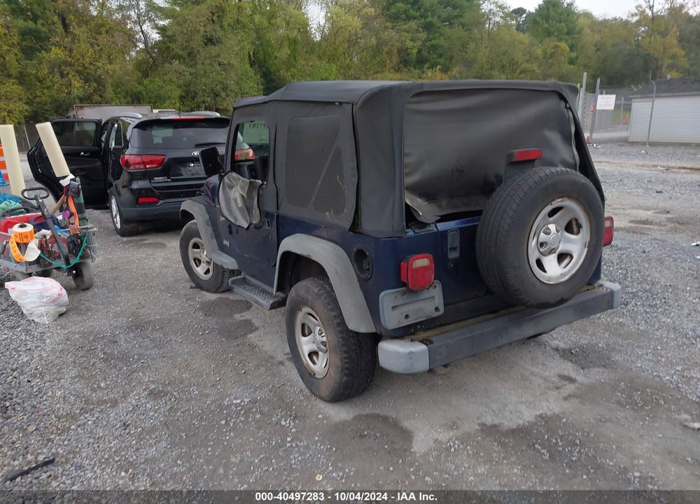 2002 JEEP WRANGLER SPORT VIN: 1J4FA49SX2P753767