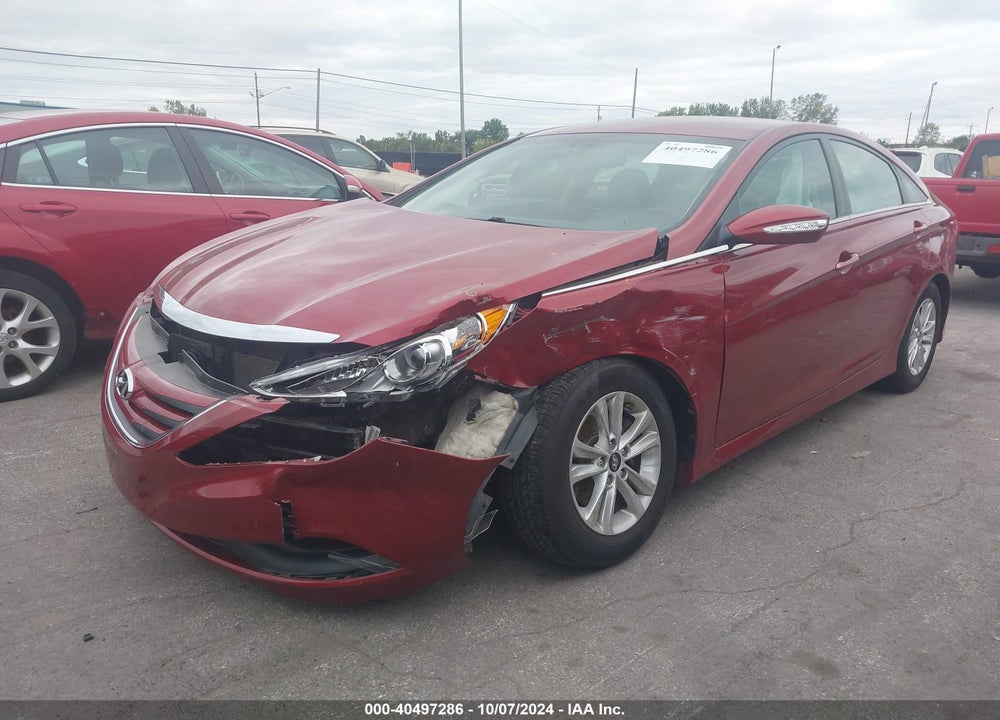 2014 HYUNDAI SONATA GLS VIN: 5NPEB4AC5EH930390