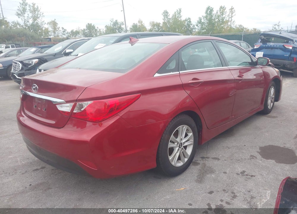 2014 HYUNDAI SONATA GLS VIN: 5NPEB4AC5EH930390