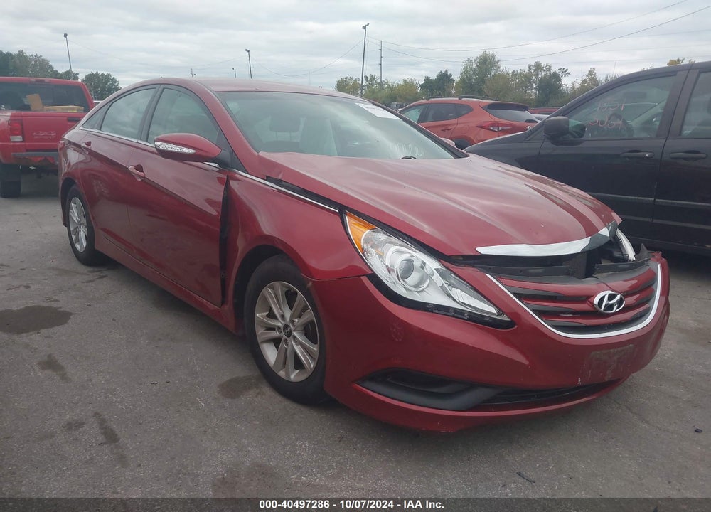 2014 HYUNDAI SONATA GLS VIN: 5NPEB4AC5EH930390