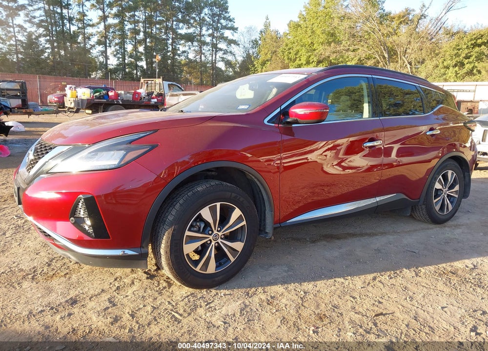 2021 NISSAN MURANO SV FWD VIN: 5N1AZ2BJ2MC139316