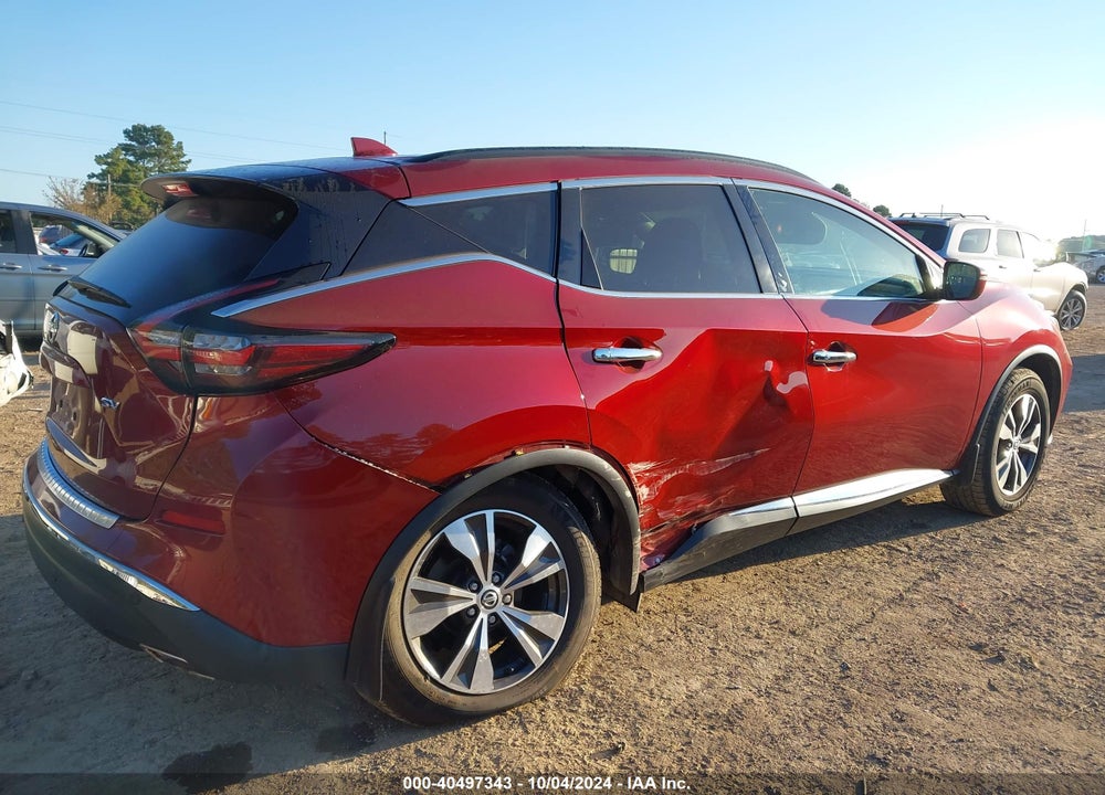 2021 NISSAN MURANO SV FWD VIN: 5N1AZ2BJ2MC139316
