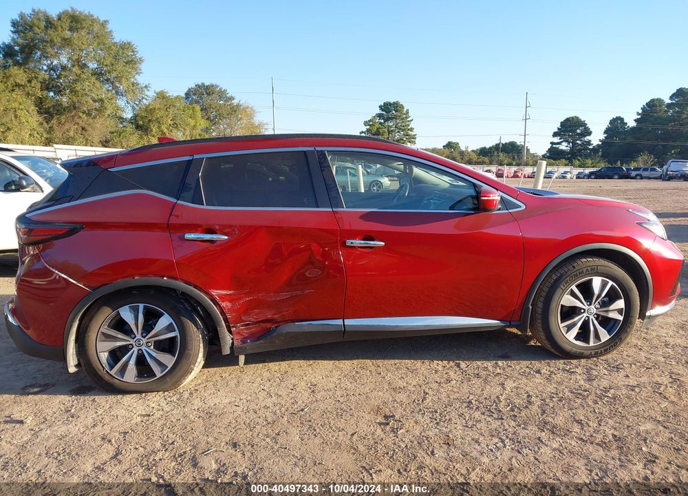 2021 NISSAN MURANO SV FWD VIN: 5N1AZ2BJ2MC139316