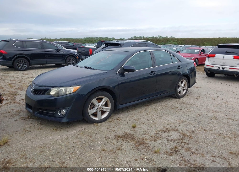 2012 TOYOTA CAMRY SE VIN: 4T1BF1FK3CU087455