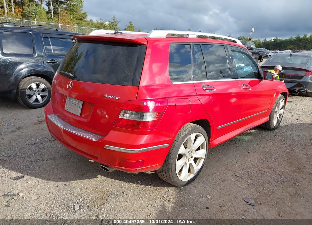 2010 MERCEDES-BENZ GLK 350 4MATIC VIN: WDCGG8HB4AF450838
