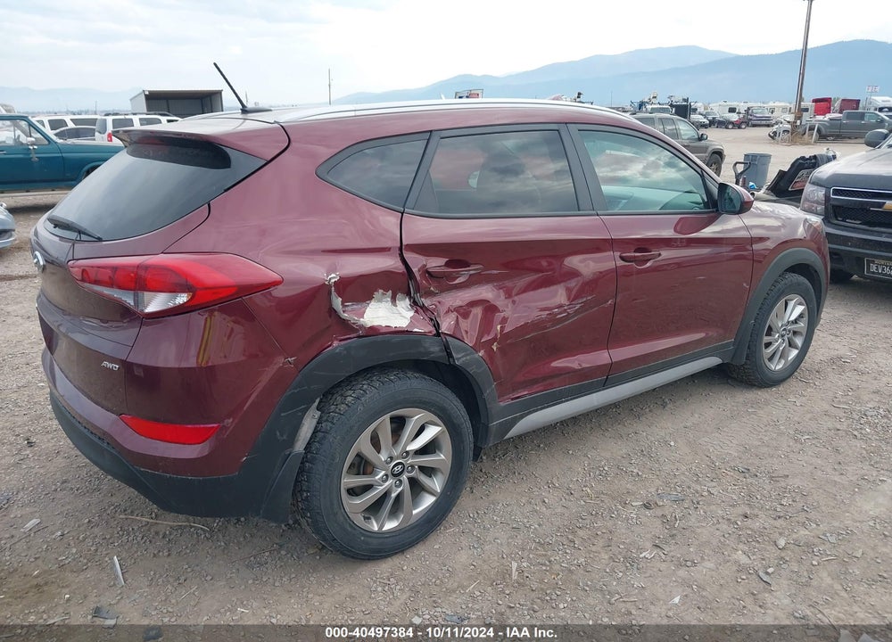 2017 HYUNDAI TUCSON SE VIN: KM8J3CA46HU472282