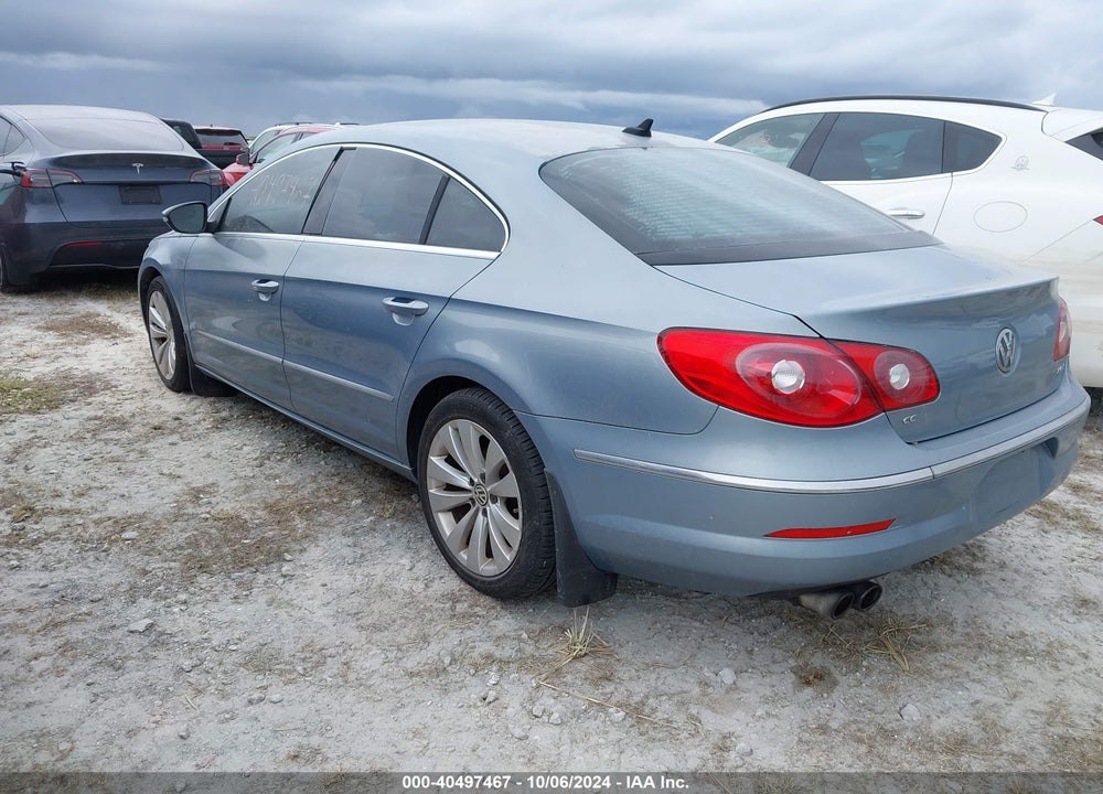 2012 VOLKSWAGEN CC SPORT VIN: WVWMN7AN7CE523951