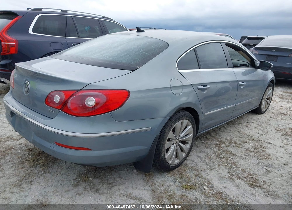 2012 VOLKSWAGEN CC SPORT VIN: WVWMN7AN7CE523951