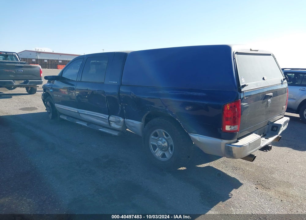 2006 DODGE RAM 1500 LARAMIE VIN: 3D7KR19D86G220121