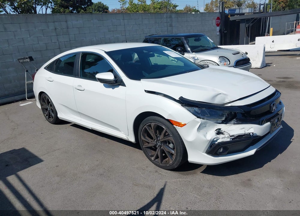 2020 HONDA CIVIC SPORT VIN: 2HGFC2F86LH586814