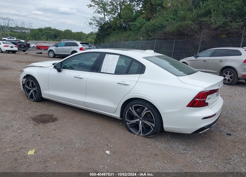 2023 VOLVO S60 B5 CORE DARK THEME VIN: 7JRL12FV0PG240838