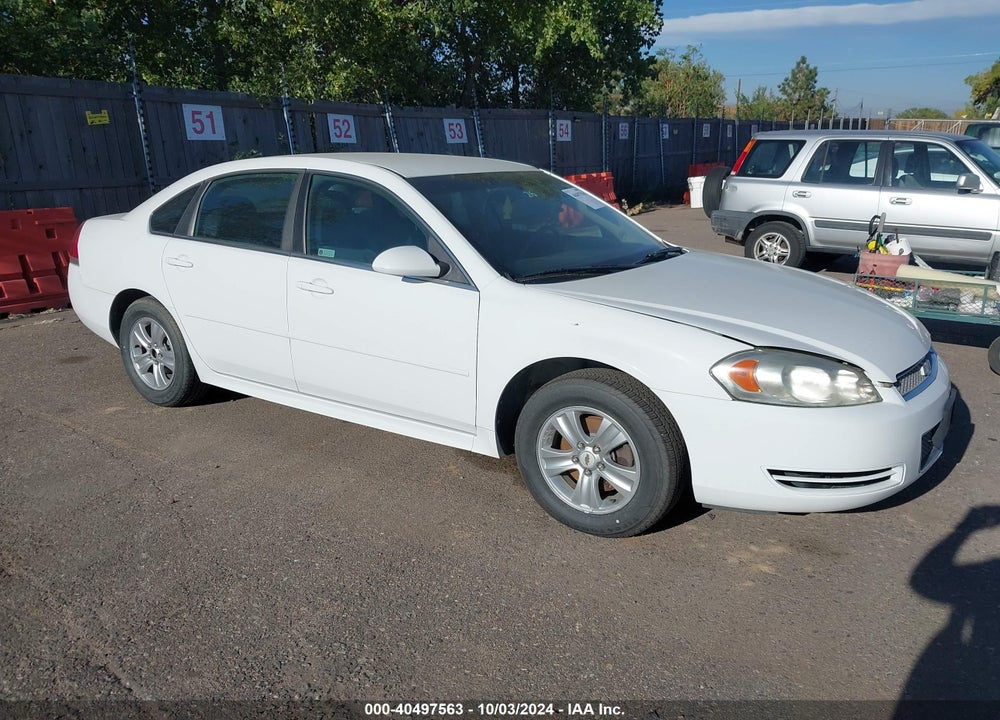 2013 CHEVROLET IMPALA VIN: 2G1WF5E31D1249807
