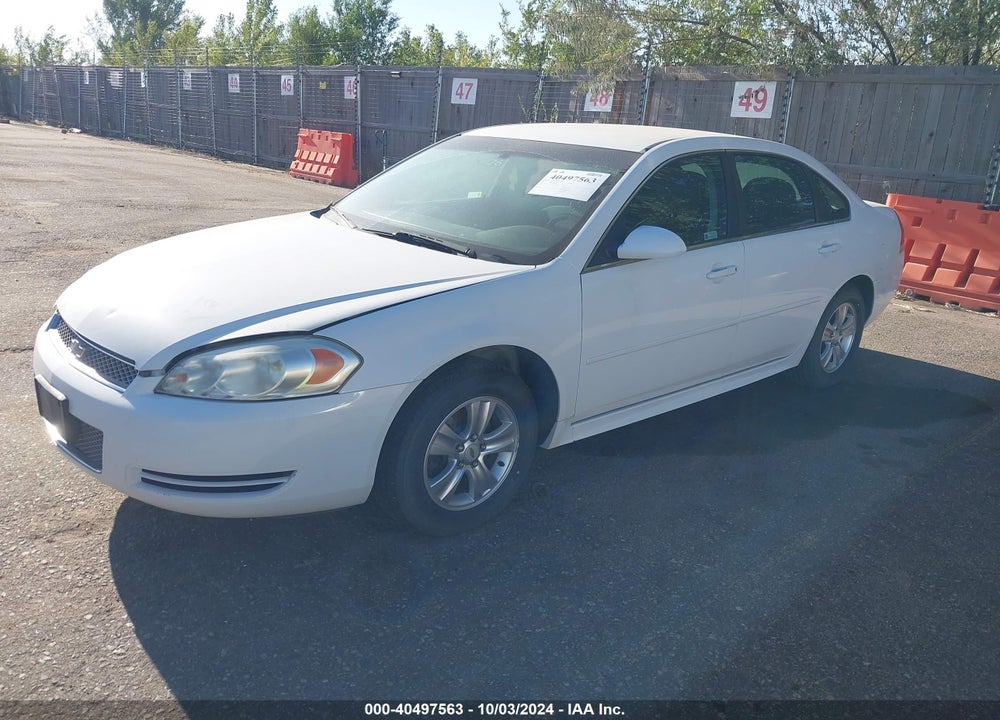 2013 CHEVROLET IMPALA VIN: 2G1WF5E31D1249807