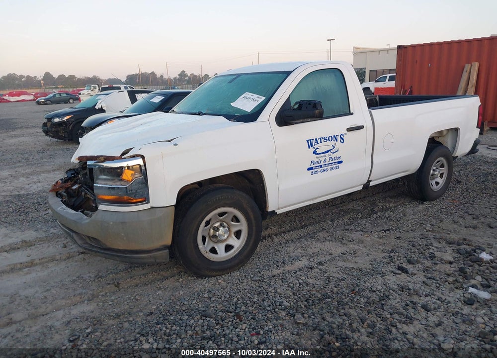 2016 CHEVROLET SILVERADO 1500 WT VIN: 1GCNCNEH6GZ409358