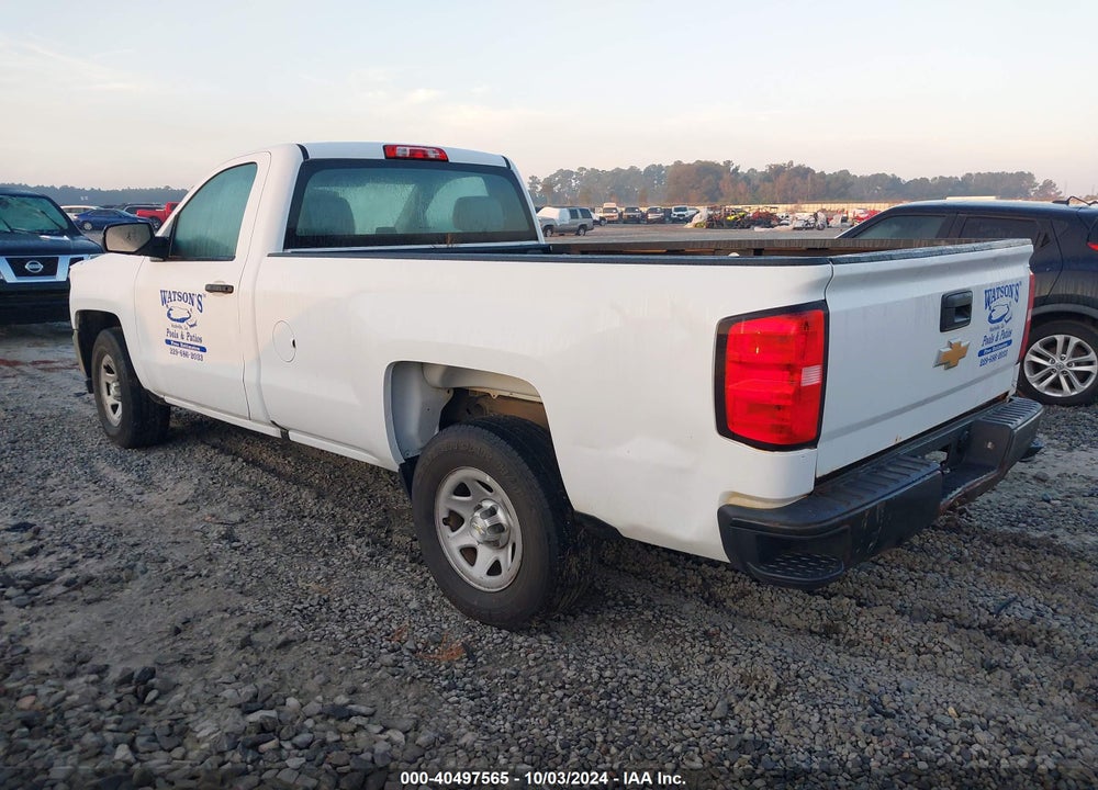 2016 CHEVROLET SILVERADO 1500 WT VIN: 1GCNCNEH6GZ409358