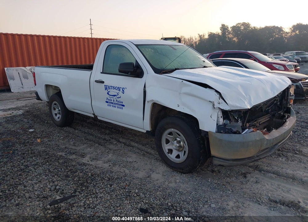 2016 CHEVROLET SILVERADO 1500 WT VIN: 1GCNCNEH6GZ409358