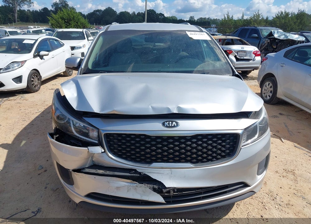 2016 KIA SEDONA LX VIN: KNDMB5C10G6092943