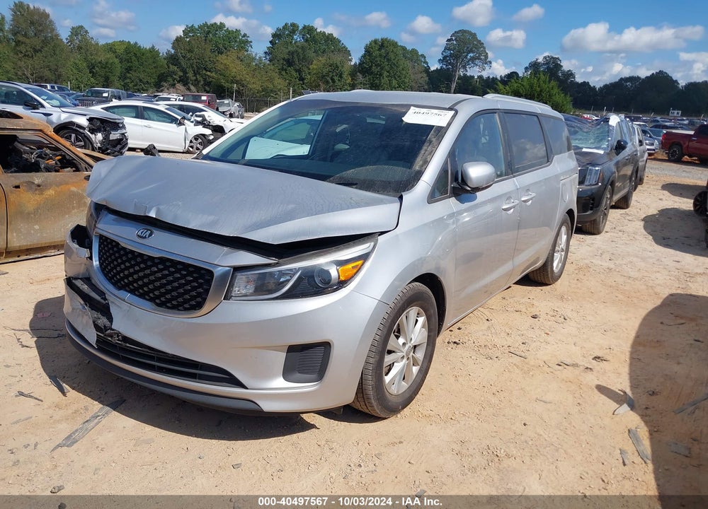 2016 KIA SEDONA LX VIN: KNDMB5C10G6092943