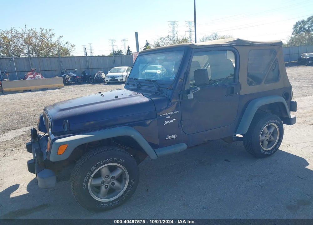 1998 JEEP WRANGLER SPORT VIN: 1J4FY19S1WP723752