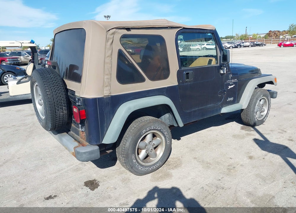 1998 JEEP WRANGLER SPORT VIN: 1J4FY19S1WP723752