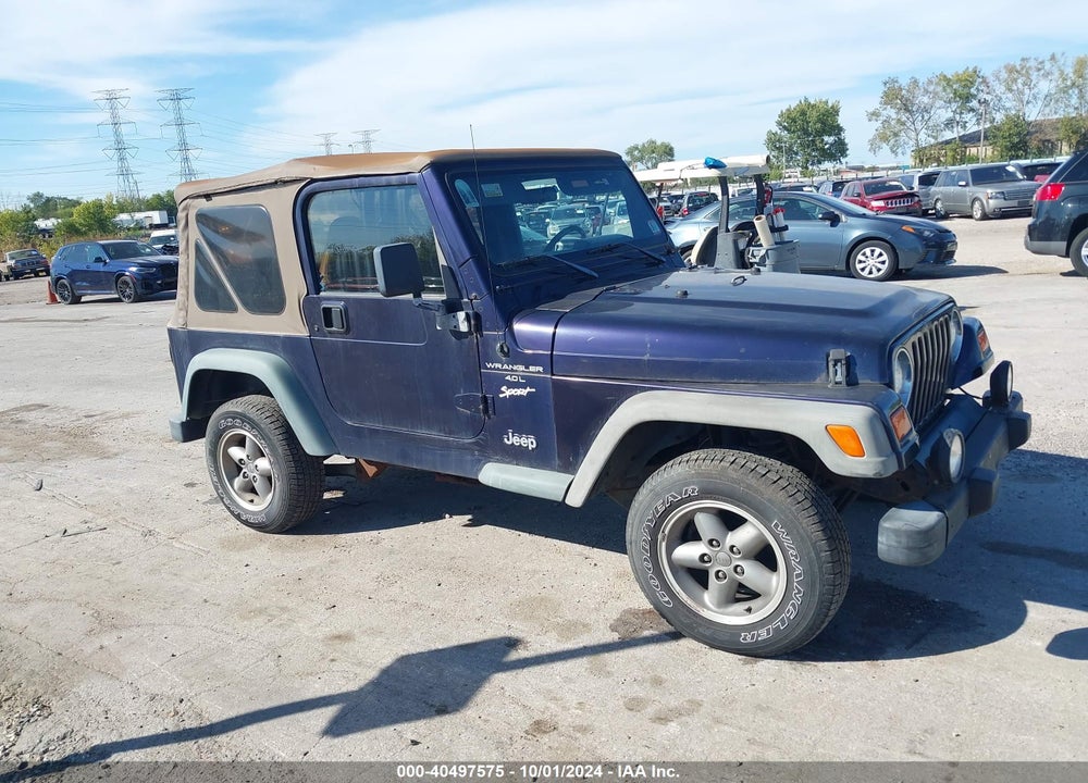 1998 JEEP WRANGLER SPORT VIN: 1J4FY19S1WP723752