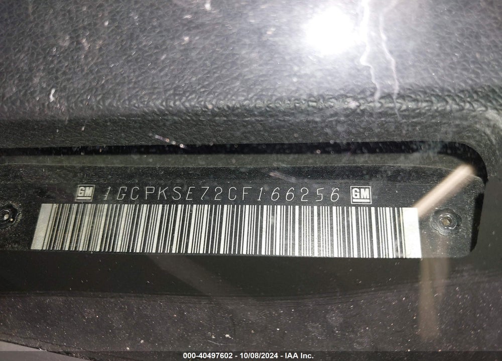2012 CHEVROLET SILVERADO 1500 LT VIN: 1GCPKSE72CF166256