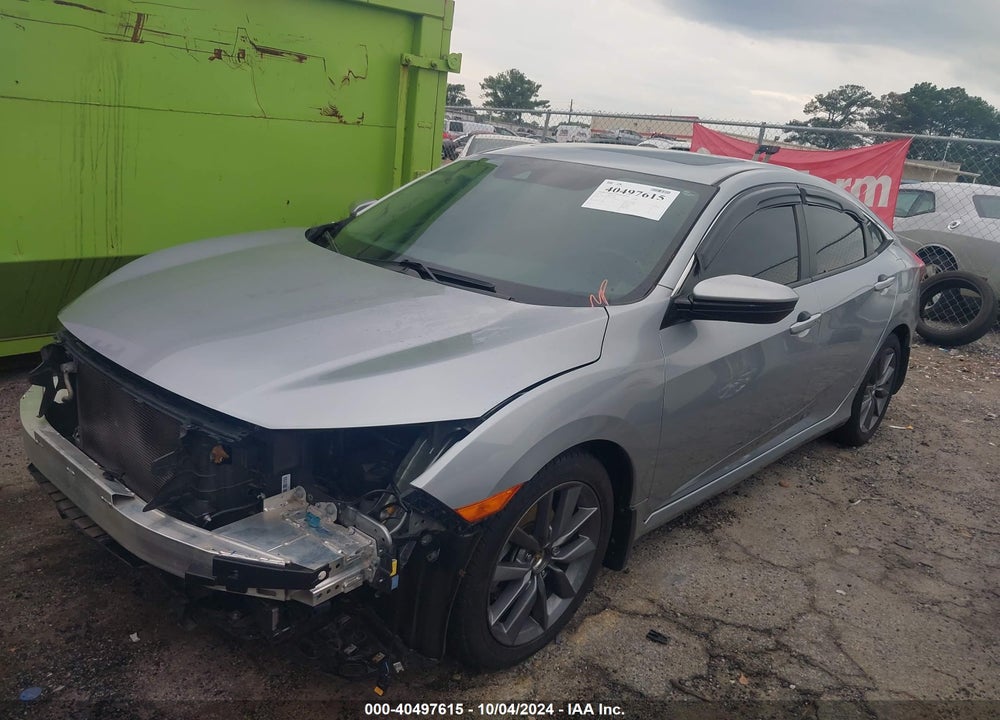 2019 HONDA CIVIC EX VIN: 19XFC1F34KE013160