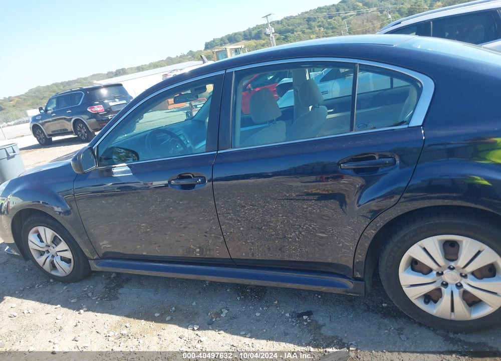 2013 SUBARU LEGACY 2.5I VIN: 4S3BMBA65D3036492
