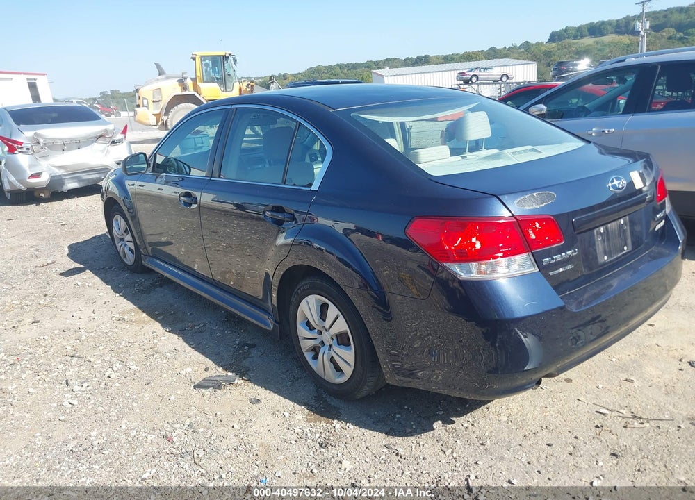 2013 SUBARU LEGACY 2.5I VIN: 4S3BMBA65D3036492