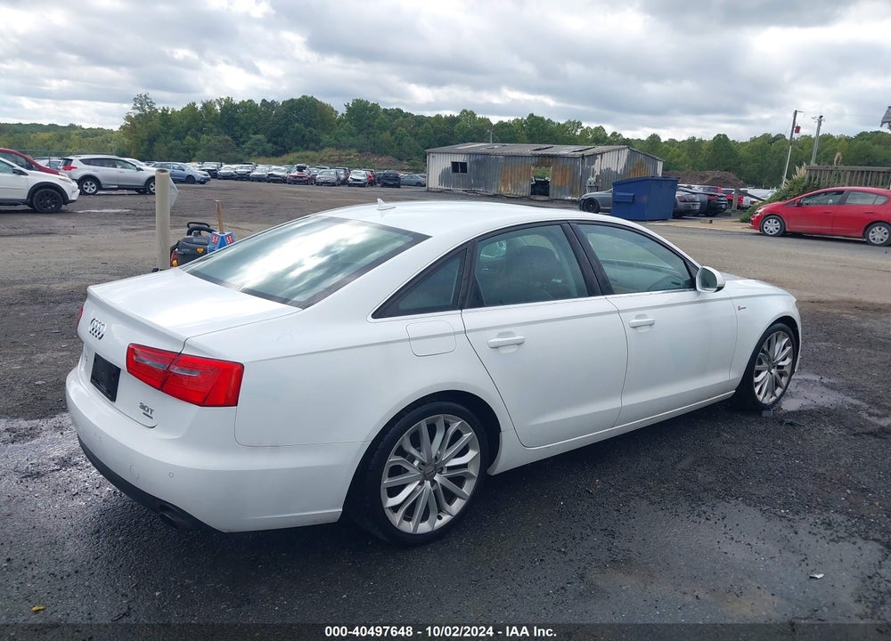2012 AUDI A6 3.0 PREMIUM VIN: WAUGGAFC6CN082225
