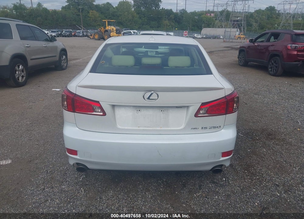 2012 LEXUS IS 250 VIN: JTHCF5C27C5057470