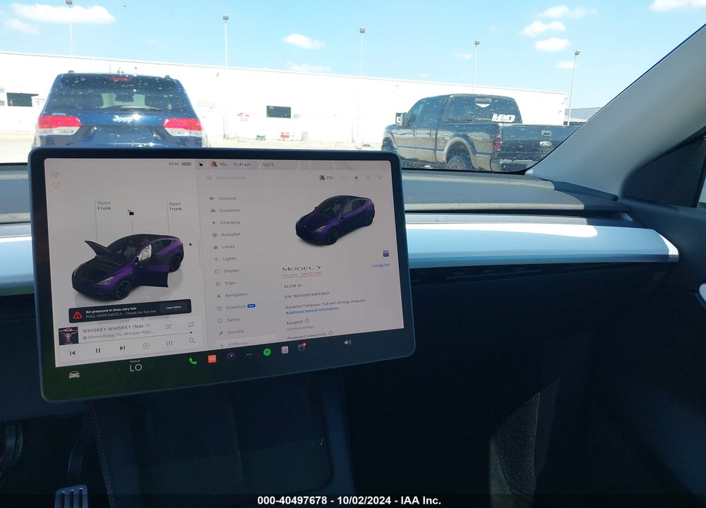 2022 TESLA MODEL Y PERFORMANCE DUAL MOTOR ALL-WHEEL DRIVE VIN: 7SAYGDEFXNF518101