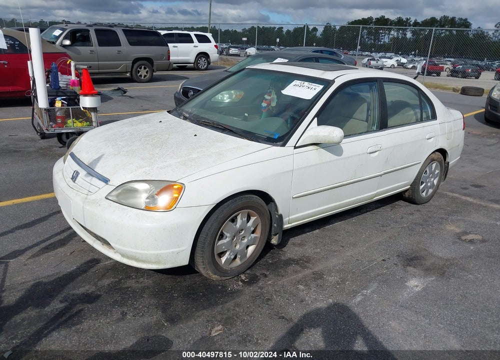 2002 HONDA CIVIC EX VIN: 1HGES26722L023945