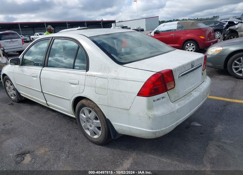 2002 HONDA CIVIC EX VIN: 1HGES26722L023945