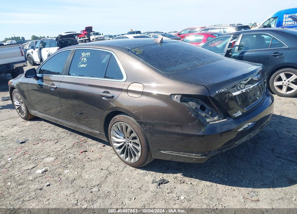 2017 GENESIS G90 3.3T PREMIUM VIN: KMHG34JA6HU032682