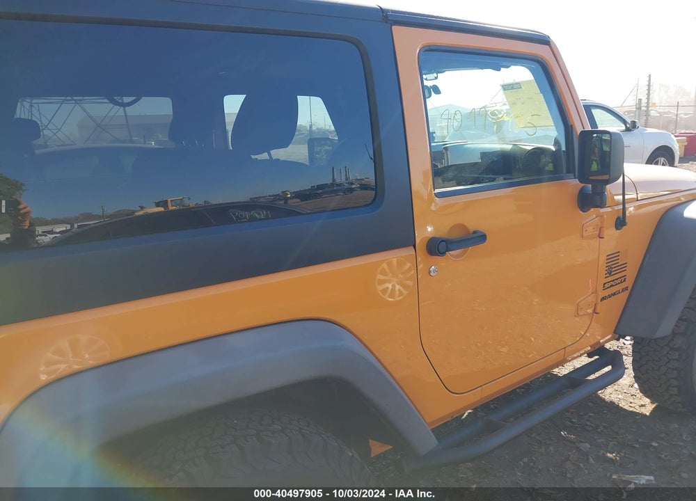 2012 JEEP WRANGLER SPORT VIN: 1C4AJWAG9CL119944