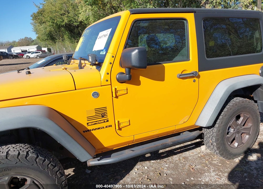 2012 JEEP WRANGLER SPORT VIN: 1C4AJWAG9CL119944