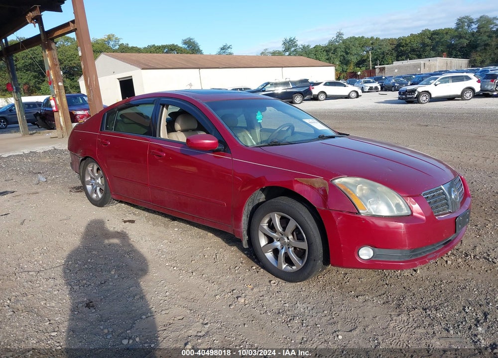 2004 NISSAN MAXIMA 3.5 SE VIN: 1N4BA41E04C867769