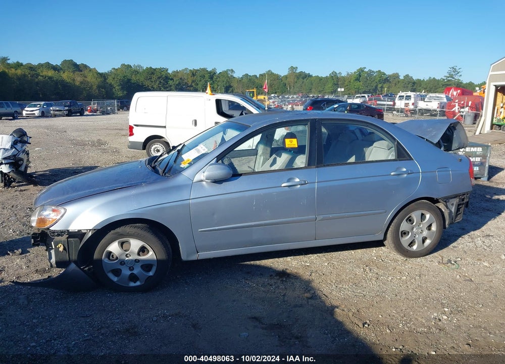 2007 KIA SPECTRA EX VIN: KNAFE121475478374