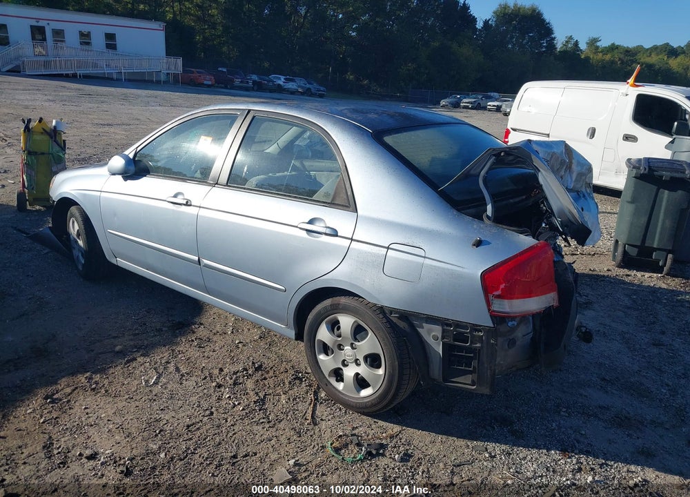2007 KIA SPECTRA EX VIN: KNAFE121475478374