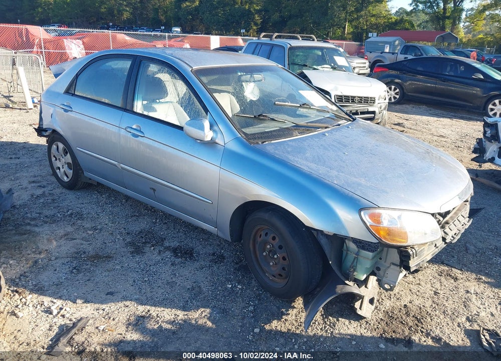 2007 KIA SPECTRA EX VIN: KNAFE121475478374