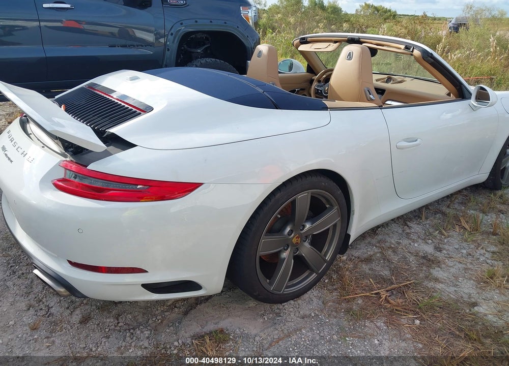 2017 PORSCHE 911 CARRERA VIN: WP0CA2A93HS141681