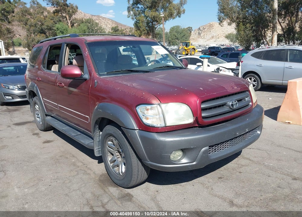 2004 TOYOTA SEQUOIA SR5 V8 VIN: 5TDZT34A44S228587