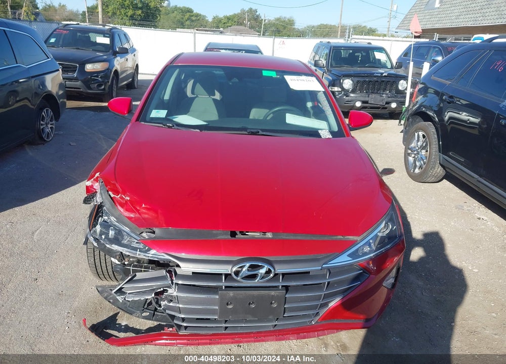 2020 HYUNDAI ELANTRA SEL VIN: KMHD84LF8LU938919