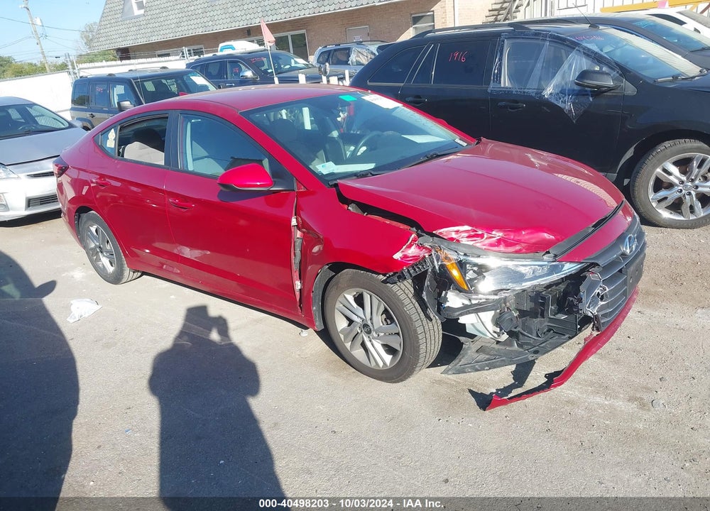 2020 HYUNDAI ELANTRA SEL VIN: KMHD84LF8LU938919