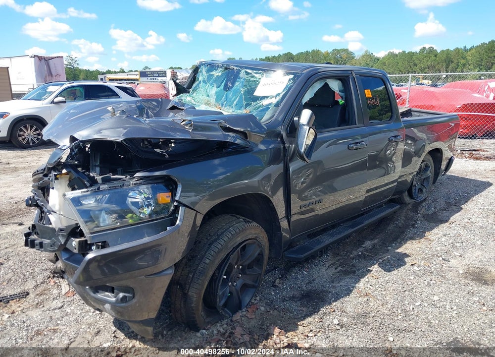 2022 RAM 1500 BIG HORN 4X2 6'4 BOX VIN: 1C6RREBT0NN350442