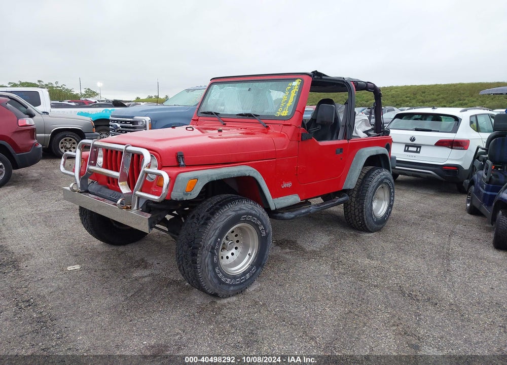 1999 ANGLER JEEP WR SE VIN: 1J4FY29P2XP450193