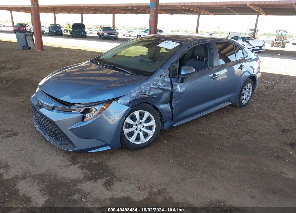 2021 TOYOTA COROLLA LE VIN: JTDEPMAE1MJ128010