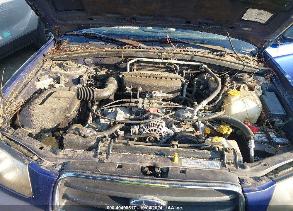2003 SUBARU FORESTER XS VIN: JF1SG65613H727311